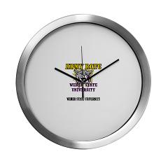 WSUROTC - M01 - 03 - Weber State University - ROTC with Text - Modern Wall Clock - Click Image to Close