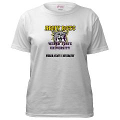 WSUROTC - A01 - 04 - Weber State University - ROTC with Text - Women's T-Shirt - Click Image to Close