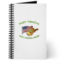 WVARNG - M01 - 02 - DUI - West Virginia Army National Guard with Flag Journal - Click Image to Close