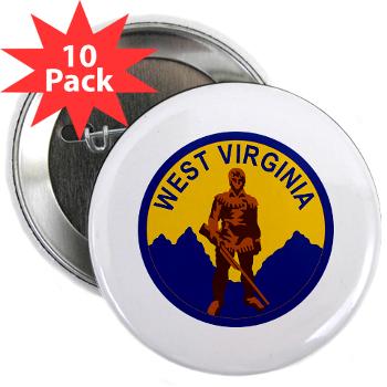 WVU - M01 - 01 - SSI - ROTC - West Virginia University - 2.25" Button (10 pack) - Click Image to Close