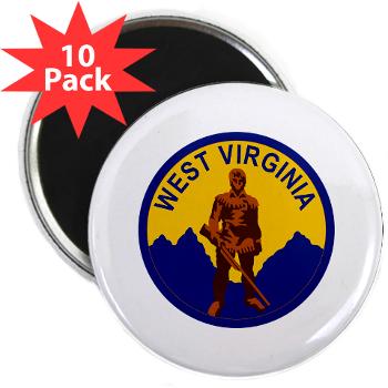 WVU - M01 - 01 - SSI - ROTC - West Virginia University - 2.25" Magnet (10 pack) - Click Image to Close