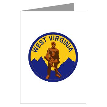 WVU - M01 - 02 - SSI - ROTC - West Virginia University - Greeting Cards (Pk of 10)