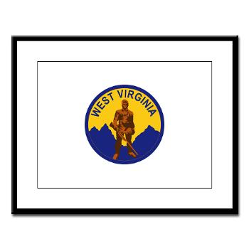 WVU - M01 - 02 - SSI - ROTC - West Virginia University - Large Framed Print - Click Image to Close
