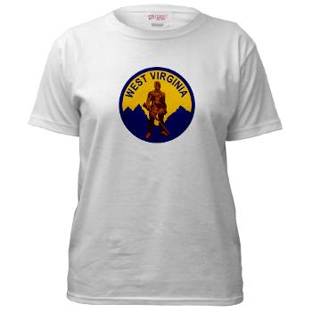 WVU - A01 - 04 - SSI - ROTC - West Virginia University - Women's T-Shirt