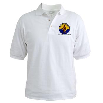 WVU - A01 - 04 - SSI - ROTC - West Virginia University with Text - Golf Shirt