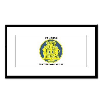 WYARNG - M01 - 02 - DUI - WYOMING Army National Guard with Text - Small Framed Print - Click Image to Close