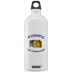 WYARNG - M01 - 03 - WYOMING Army National Guard WITH FLAG - Sigg Water Bottle 1.0L