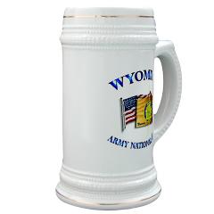 WYARNG - M01 - 03 - WYOMING Army National Guard WITH FLAG - Stein - Click Image to Close