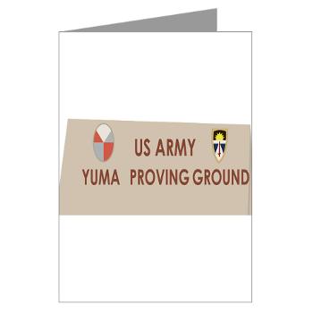 YPG - M01 - 02 - Yuma Proving Ground - Greeting Cards (Pk of 10)