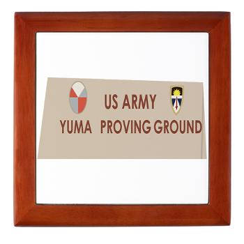 YPG - M01 - 03 - Yuma Proving Ground - Keepsake Box