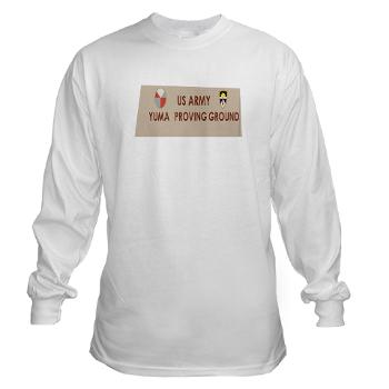 YPG - A01 - 03 - Yuma Proving Ground - Long Sleeve T-Shirt - Click Image to Close