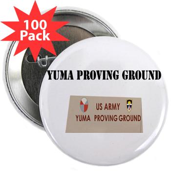 YPG - M01 - 01 - Yuma Proving Ground with Text - 2.25" Button (100 pack)