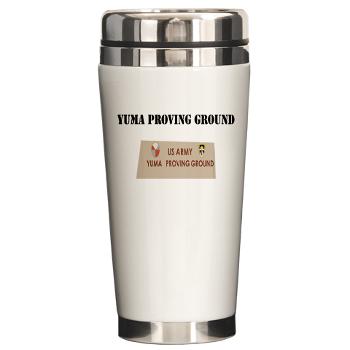 YPG - M01 - 03 - Yuma Proving Ground with Text - Ceramic Travel Mug