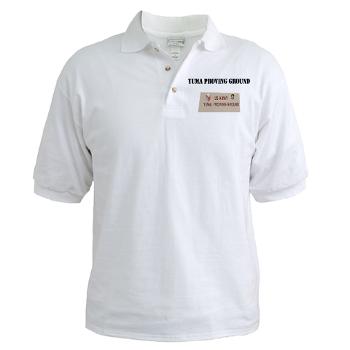 YPG - A01 - 04 - Yuma Proving Ground with Text - Golf Shirt