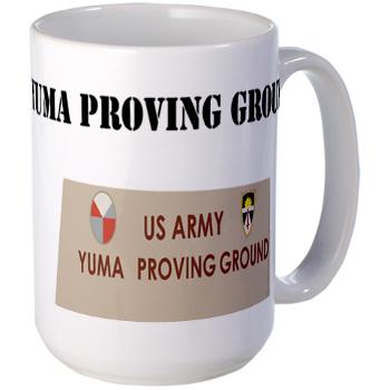 YPG - M01 - 03 - Yuma Proving Ground with Text - Large Mug