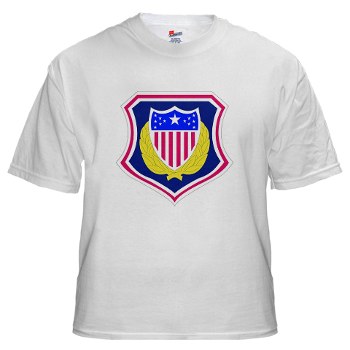 ags - A01 - 04 - DUI - Adjutant General School White T-Shirt - Click Image to Close