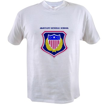 ags - A01 - 04 - DUI - Adjutant General School with Text Value T-Shirt