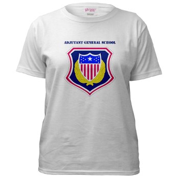 ags - A01 - 04 - DUI - Adjutant General School with Text Women's T-Shirt