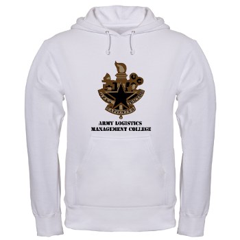 almc - A01 - 03 - DUI - Army Logistics Management College with Text - Hooded Sweatshirt - Click Image to Close