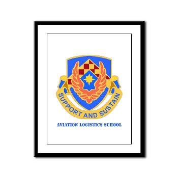 als - M01 - 02 - DUI - Aviation Logistics School with Text - Framed Panel Print - Click Image to Close