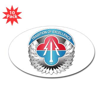 AMLCMC - M01 - 01 - Aviation and Missile Life Cycle Management Command - Sticker (Oval 10 pk)