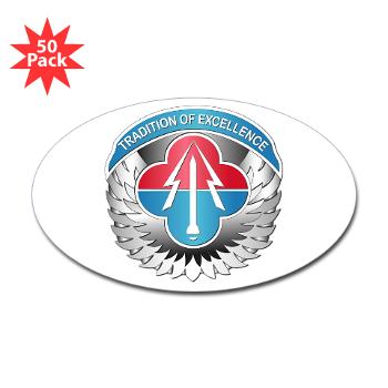 AMLCMC - M01 - 01 - Aviation and Missile Life Cycle Management Command - Sticker (Oval 50 pk)