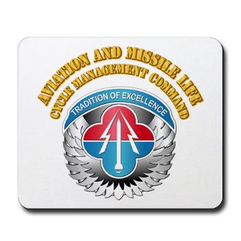 AMLCMC - M01 - 03 - Aviation and Missile Life Cycle Management Command with Text - Mousepad