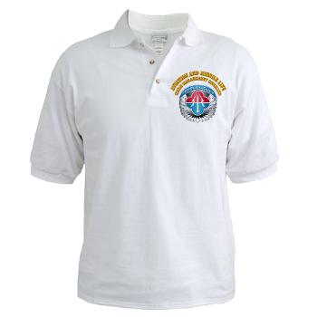 AMLCMC - A01 - 04 - Aviation and Missile Life Cycle Management Command with Text - Golf Shirt