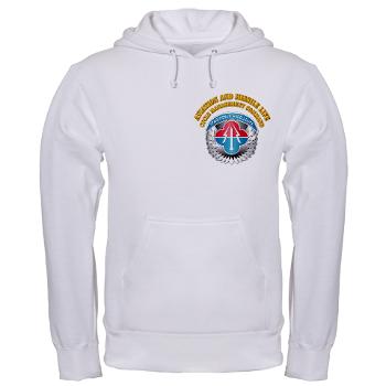 AMLCMC - A01 - 04 - Aviation and Missile Life Cycle Management Command with Text - Hooded Sweatshirt