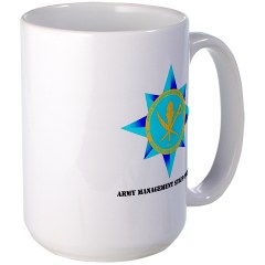 amsc - M01 - 03 - DUI - Army Management Staff College with text - Large Mug - Click Image to Close