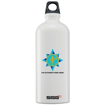 amsc - M01 - 03 - DUI - Army Management Staff College with text - Sigg Water Bottle 1.0L