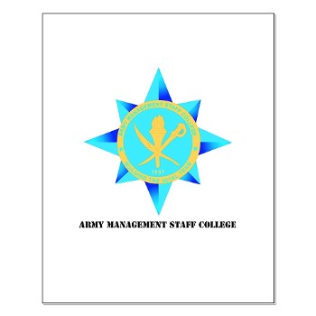 amsc - M01 - 02 - DUI - Army Management Staff College with text - Small Poster