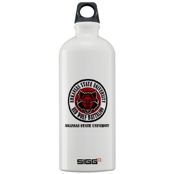 arksun - M01 - 03 - SSI - ROTC - Arkansas State University with Text - Sigg Water Bottle 1.0L