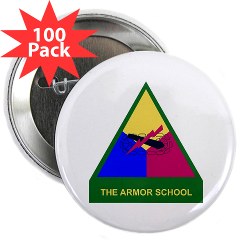 armorschool - M01 - 01 - DUI - Armor Center/School 2.25" Button (100 pack)