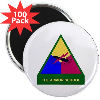 armorschool - M01 - 01 - DUI - Armor Center/School 2.25" Magnet (100 pack)