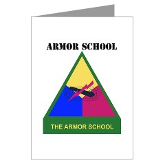 armorschool - M01 - 02 - DUI - Armor Center/School with Text Greeting Cards (Pk of 10) - Click Image to Close