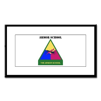 armorschool - M01 - 02 - DUI - Armor Center/School with Text Small Framed Print - Click Image to Close