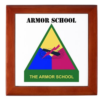 armorschool - M01 - 03 - DUI - Armor Center/School with Text Keepsake Box