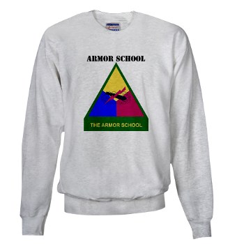armorschool - A01 - 03 - DUI - Armor Center/School with Text Sweatshirt - Click Image to Close
