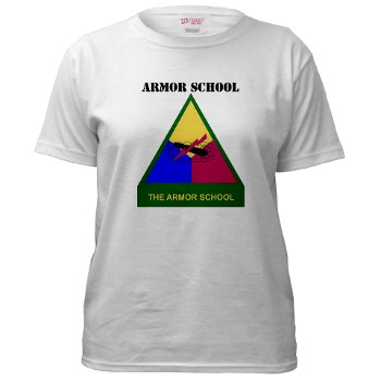armorschool - A01 - 04 - DUI - Armor Center/School with Text Women's T-Shirt - Click Image to Close
