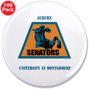 aum - M01 - 01 - SSI - ROTC - Aum with Text - 3.5" Button (100 pack) - Click Image to Close