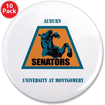 aum - M01 - 01 - SSI - ROTC - Aum with Text - 3.5" Button (10 pack)