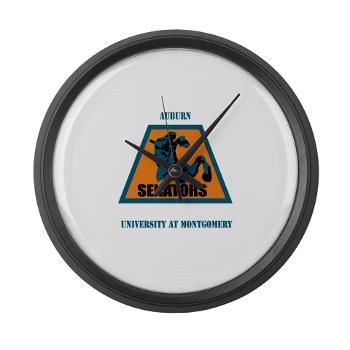 aum - M01 - 03 - SSI - ROTC - Aum with Text - Large Wall Clock - Click Image to Close