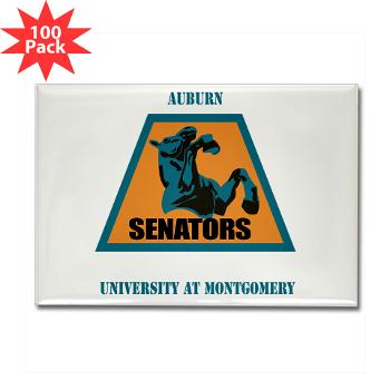 aum - M01 - 01 - SSI - ROTC - Aum with Text - Rectangle Magnet (100 pack) - Click Image to Close