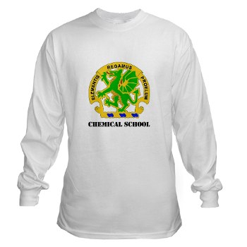 cbrns - A01 - 03 - DUI - Chemical School with Text - Long Sleeve T-Shirt - Click Image to Close
