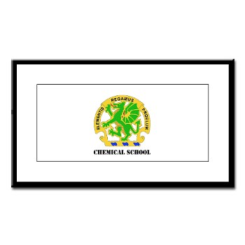 cbrns - M01 - 02 - DUI - Chemical School with Text - Small Framed Print - Click Image to Close