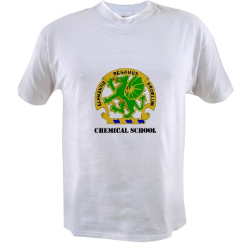 cbrns - A01 - 04 - DUI - Chemical School with Text - Value T-Shirt - Click Image to Close