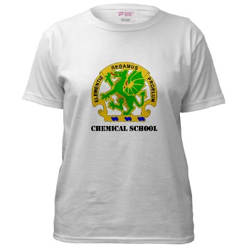 cbrns - A01 - 04 - DUI - Chemical School with Text - Women's T-Shirt - Click Image to Close