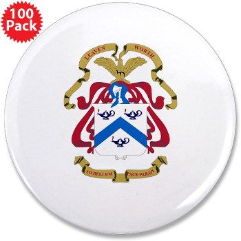 cgsc - M01 - 01 - DUI - Command and General Staff College 3.5" Button (100 pack)