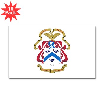 cgsc - M01 - 01 - DUI - Command and General Staff College Sticker (Rectangle 10 pk)